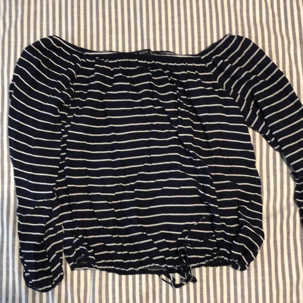 HYFVE off the shoulder long sleeve